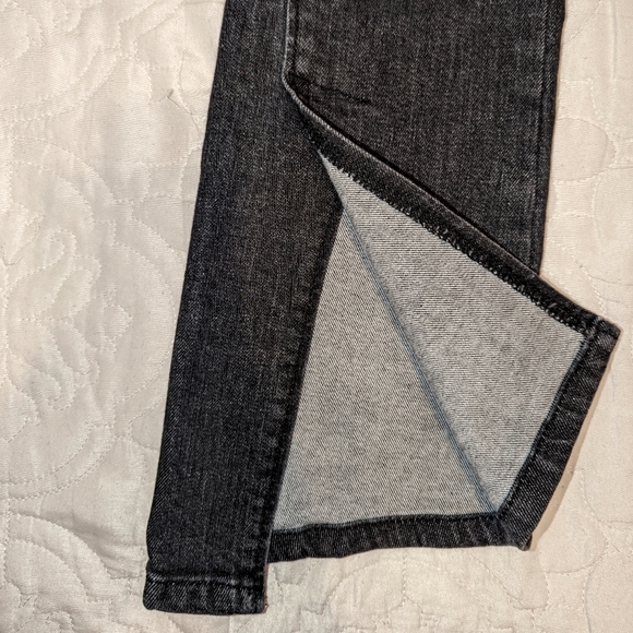 ANDERSSON BELL Unbalance Split Crop High Rise Jeans, Small - Picture 5 of 7